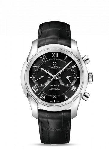 Omega De Ville Co-Axial 42 Chronograph Stainless Steel / Black 431.13.42.51.01.001
