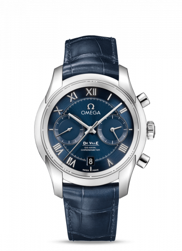 Omega De Ville Co-Axial 42 Chronograph Stainless Steel / Blue 431.13.42.51.03.001