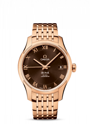 Omega De Ville Co-Axial 41 Red Gold / Brown / Bracelet 431.50.41.21.13.001