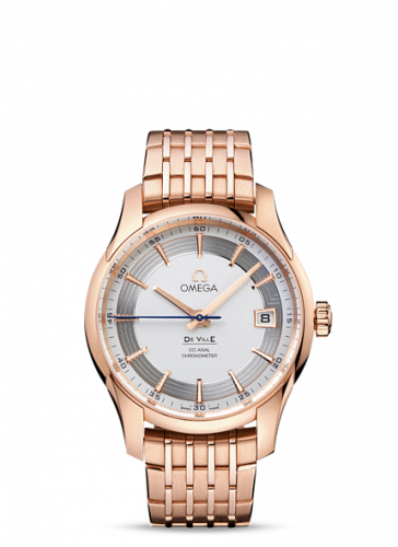 Omega De Ville Hour Vision Co-Axial Red Gold / Silver / Bracelet 431.60.41.21.02.001