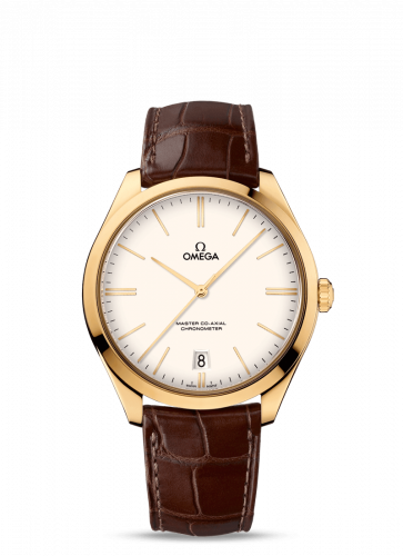 Omega De Ville Tresor Master Co-Axial Yellow Gold / Ivory Enamel 432.53.40.21.09.001