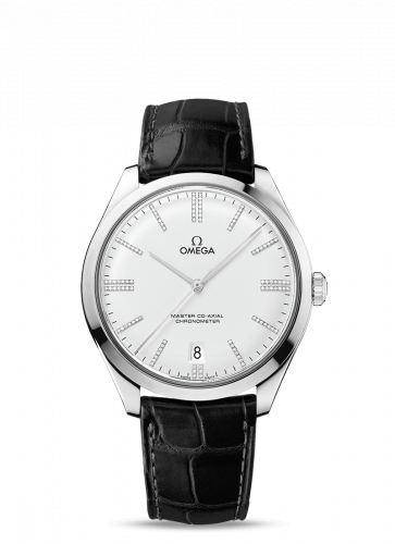 Omega De Ville Tresor Master Co-Axial White Gold / Silver Diamond 432.53.40.21.52.001