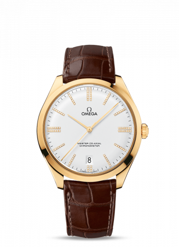 Omega De Ville Tresor Master Co-Axial Yellow Gold / Silver Diamond 432.53.40.21.52.003
