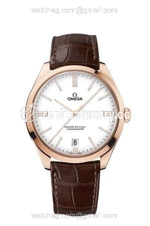 Omega De Ville Tresor Master Co-Axial Sedna Gold / White Enamel Diamond 432.53.40.21.54.001