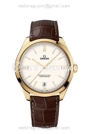 Omega De Ville Tresor Master Co-Axial Yellow Gold / Ivory Enamel Diamond 432.53.40.21.59.001