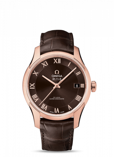 Omega De Ville Hour Vision Master Chronometer Sedna Gold / Brown 433.53.41.21.13.001