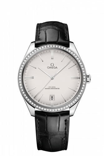 Omega De Ville Tresor Master Chronometer Stainless Steel / Diamond / Silver 435.18.40.21.02.001