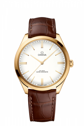 Omega De Ville Tresor Master Chronometer Yellow Gold / White Enamel 435.53.40.21.09.001