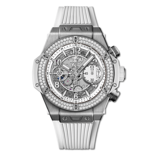 Hublot Big Bang Unico 42 Titanium / Diamonds / White 441.NE.2010.RW.1104