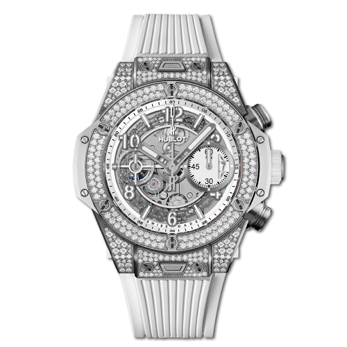 Hublot Big Bang Unico 42 Titanium / Pave / White 441.NE.2010.RW.1704