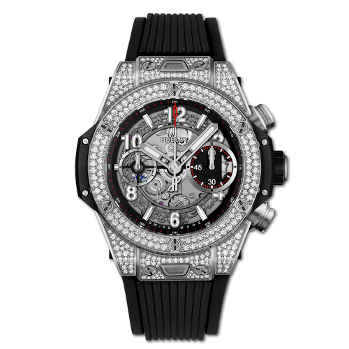 Hublot Big Bang Unico 42 Titanium / Pave / Black 441.NX.1170.RX.1704