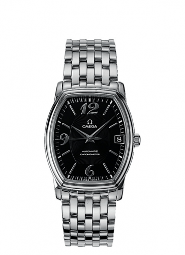 Omega De Ville Prestige Automatic 31.2 Tonneau Stainless Steel / Black / Bracelet 4503.51.00