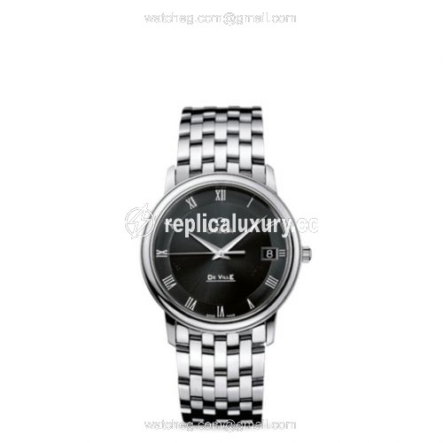 Omega De Ville Prestige Quartz 34.4 Stainless Steel / Black / Bracelet 4510.52.00