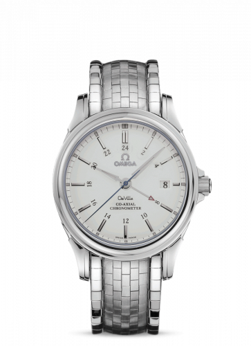 Omega De Ville Co-Axial 38.7 GMT Stainless Steel / Silver / Bracelet 4533.31.00