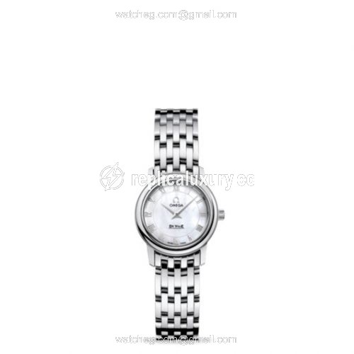 Omega De Ville Prestige Quartz 22 Stainless Steel / MOP / Bracelet 4570.71.00