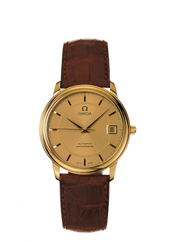 Omega De Ville Prestige Automatic 34.7 Yellow Gold / Champagne 4600.11.02