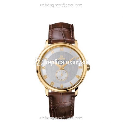 Omega De Ville Prestige Co-Axial 39 Small Seconds Yellow Gold / Silver 4613.30.02