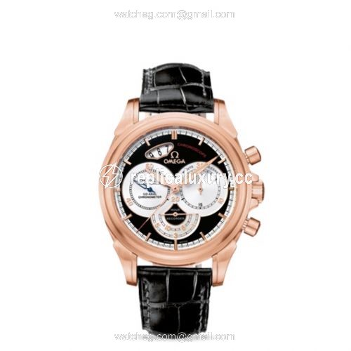 Omega De Ville Co-Axial 41 Chronoscope Red Gold / Black 4656.50.31