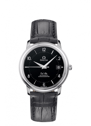 Omega De Ville Prestige Automatic 34.7 Stainless Steel / Black 4800.50.01
