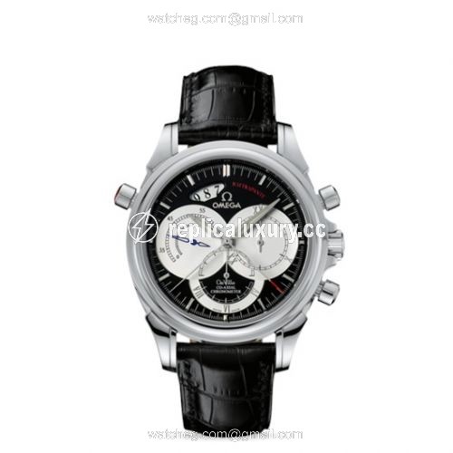 Omega De Ville Co-Axial 41 Chronoscope Rattrapante Stainless Steel / Black 4847.50.31
