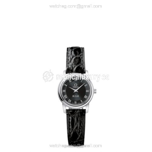 Omega De Ville Prestige Quartz 22 Black / Strap 4870.52.01
