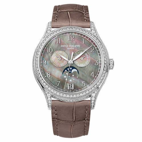 Patek Philippe Annual Calendar 4948 White Gold Black Mother of Pearl 4948G-001