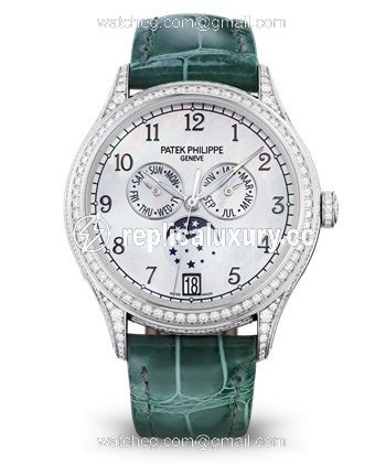 Patek Philippe Annual Calendar 4948 White Gold Black Mother of Pearl 4948G-010