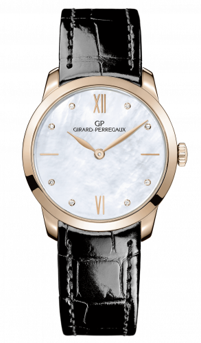 Girard-Perregaux 1966 30mm Pink Gold / MOP / Alligator 49528-52-771-CK6A