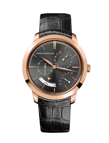 Girard-Perregaux 1966 Annual Calendar Equation of Time Pink Gold Grey 49538-52-231-BK6A