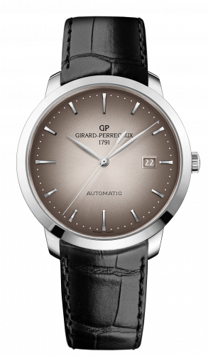 Girard-Perregaux 1966 40 Stainless Steel Black Alligator Strap 49555-11-231-BB60