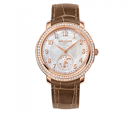 Patek Philippe Moonphase 4968 Rose Gold / White Mother of Pearl 4968R-001