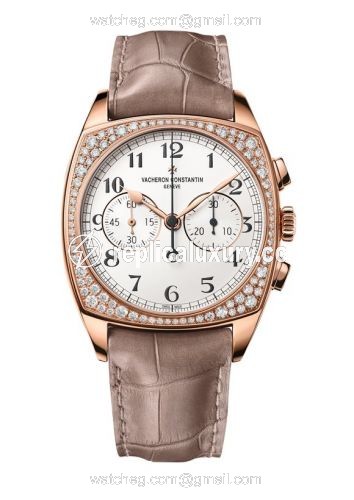 Vacheron Constantin Harmony Chronograph Small Model Pink Gold / Diamond 5005S/000R-B139