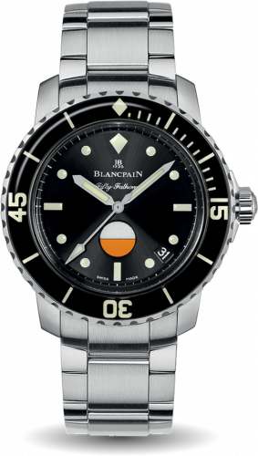 Blancpain Fifty Fathoms MIL-SPEC Stainless Steel / Black / Bracelet 5008-1130-71S