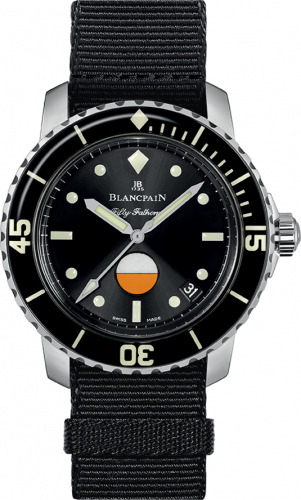 Blancpain Fifty Fathoms MIL-SPEC Stainless Steel / Black / Canvas 5008-1130-NABA