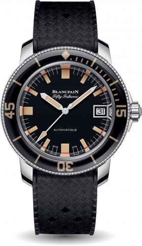Blancpain Fifty Fathoms Barakuda Stainless Steel / Black / Tropic 5008B-1130-B52A