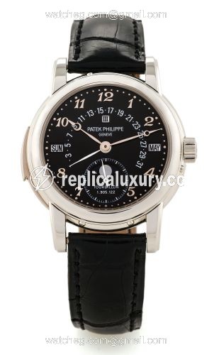 Patek Philippe Tourbillon Minute Repeater Perpetual Calendar 5016 Platinum / Black Breguet 5016P-001