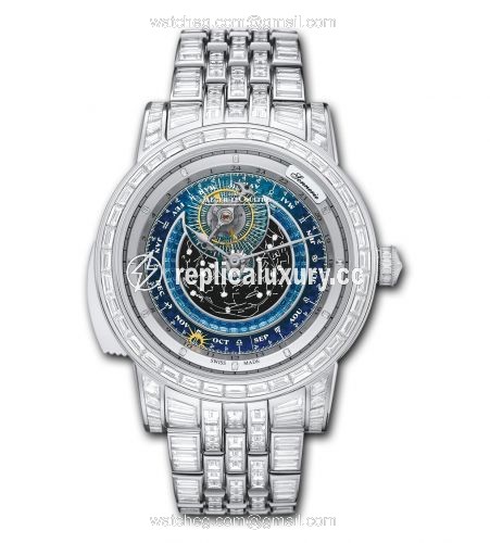 Jaeger-LeCoultre Master Grande Tradition Grande Complication White Gold Diamond Aventurine Bracelet 5053316