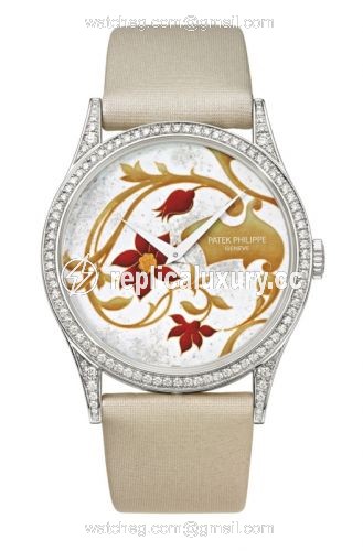 Patek Philippe Calatrava 5077 Floral Arabesques 5077/100P-014