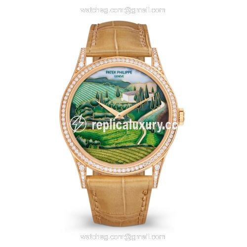 Patek Philippe Calatrava 5077R Italian Scenes / Tuscany 5077/100R-033