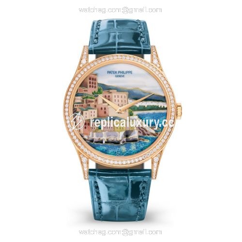 Patek Philippe Calatrava 5077R Italian Scenes / Cinque Terre 5077/100R-034