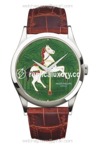 Patek Philippe Calatrava 5077 Carousel Green 5077P-061
