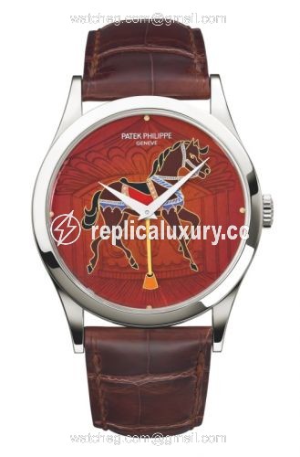 Patek Philippe Calatrava 5077 Carousel Red 5077P-062