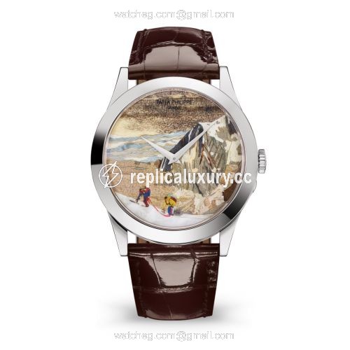 Patek Philippe Calatrava 5089 Swiss Alps / Roped Alpinists 5089G-059