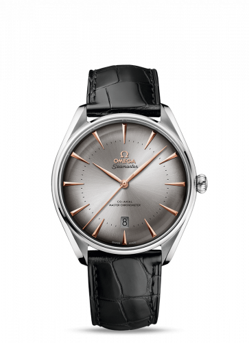 Omega Seamaster Master Co-Axial 39.5 Swiss Edition Stainless Steel / Silver / Alligator 511.13.40.20.06.002