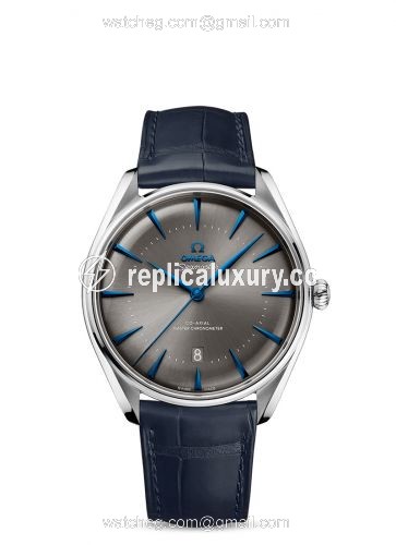 Omega Seamaster Master Co-Axial 39.5 UAE Edition Stainless Steel / Grey / Alligator 511.13.40.20.06.003