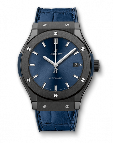 Hublot Classic Fusion 45 Ceramic / Blue 511.CM.7170.LR