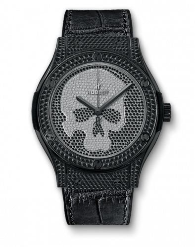 Hublot Classic Fusion 45 Skull Black Full Pave 511.ND.9100.LR.1700.SKULL