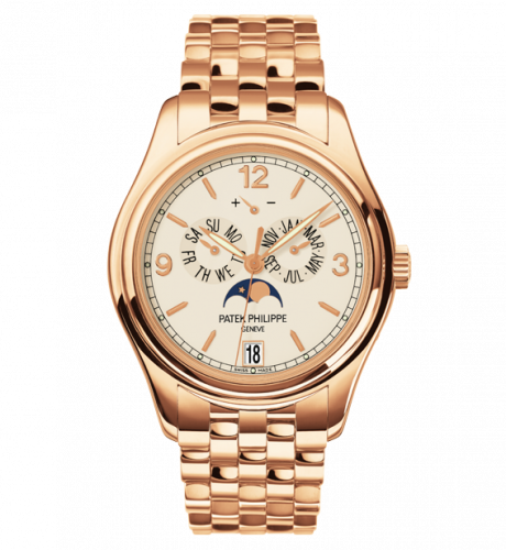 Patek Philippe Annual Calendar 5146 Rose Gold / Cream / Bracelet 5146/1R-001 