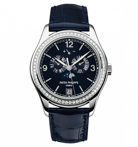 Patek Philippe Annual Calendar 5147 White Gold / Navy Blue 5147G-001