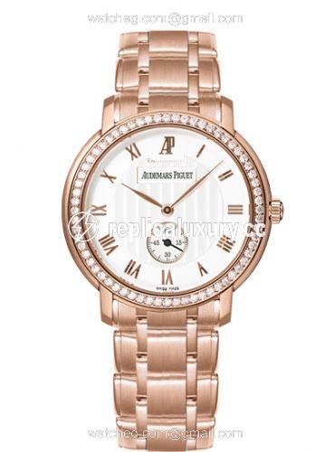 Audemars Piguet Jules Audemars Small Seconds Pink Gold / Diamond / Silver / Bracelet 5156OR.ZZ.1229OR.01